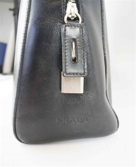 small black prada handbag vintage|prada pre owned handbags.